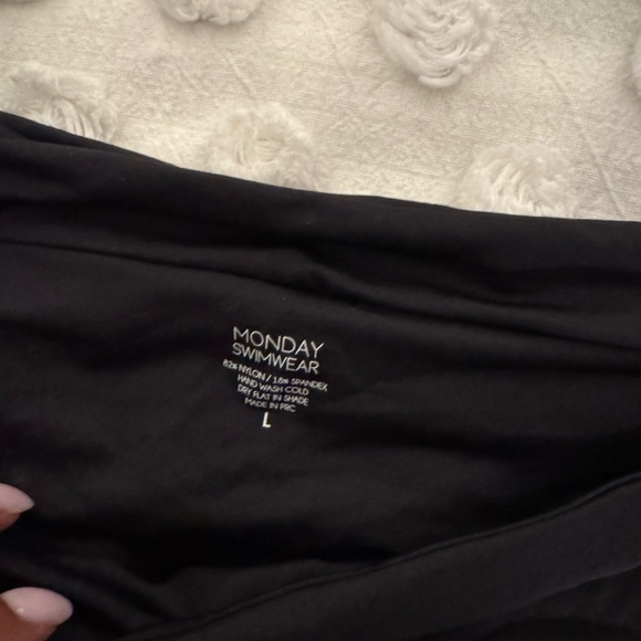 Monday Swimwear Black Antigua Bottom with Gold Ring - Picture 4 of 4